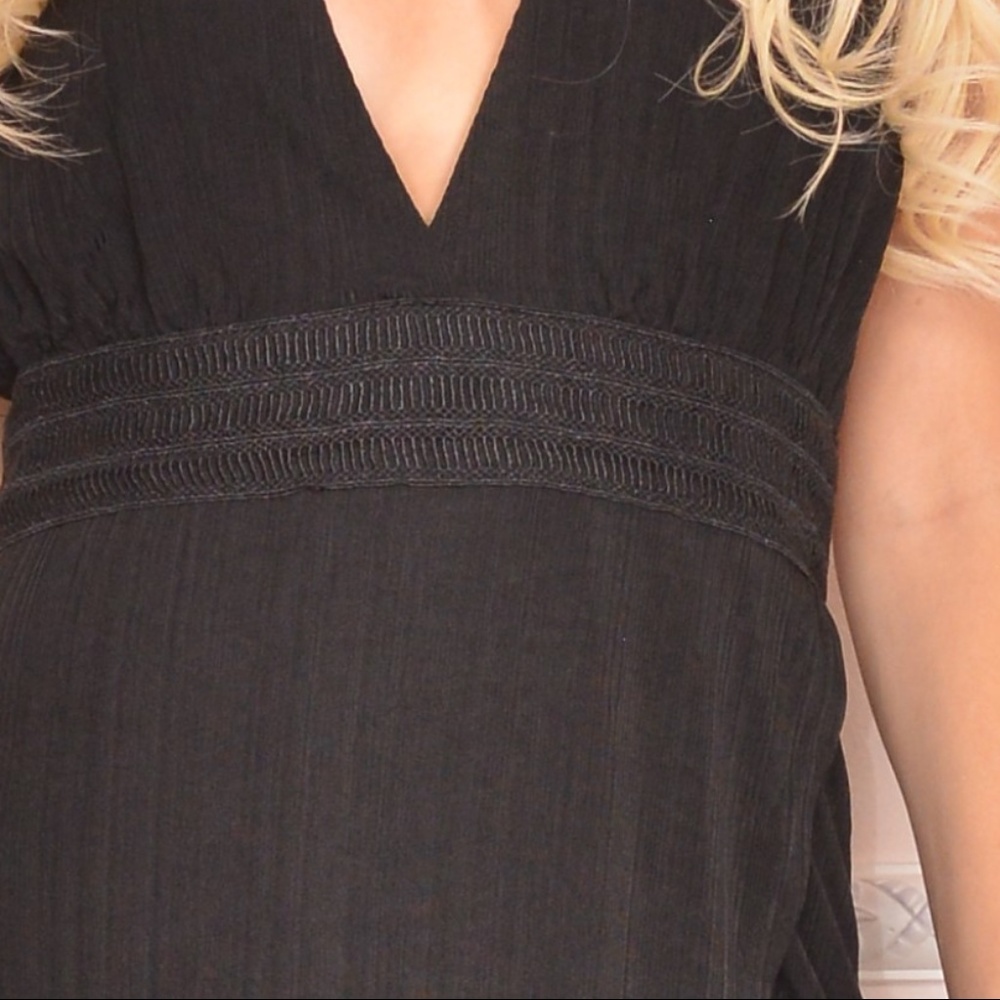 Long Sexy black halter dress gown